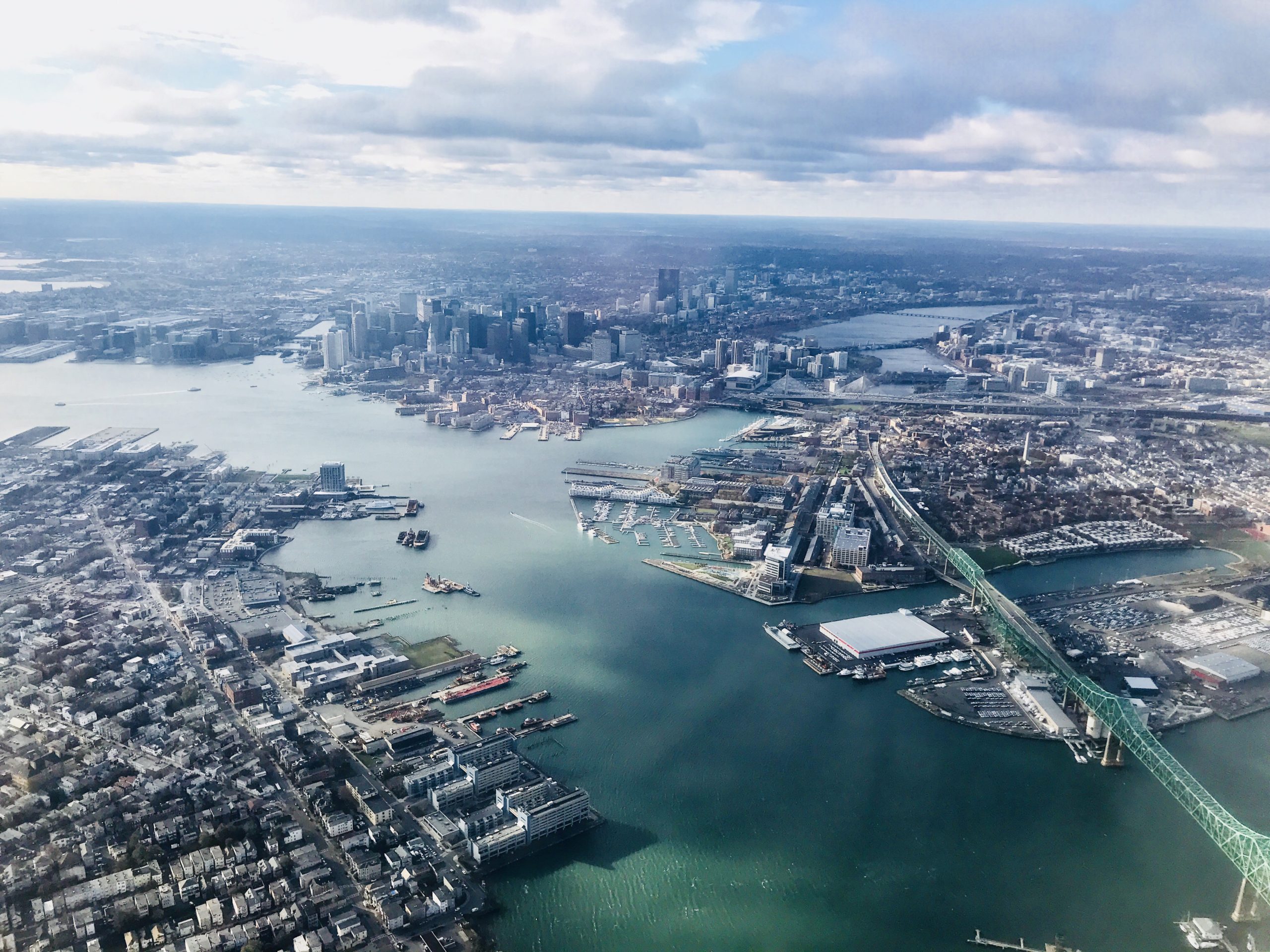East Boston and Boston Aerial View